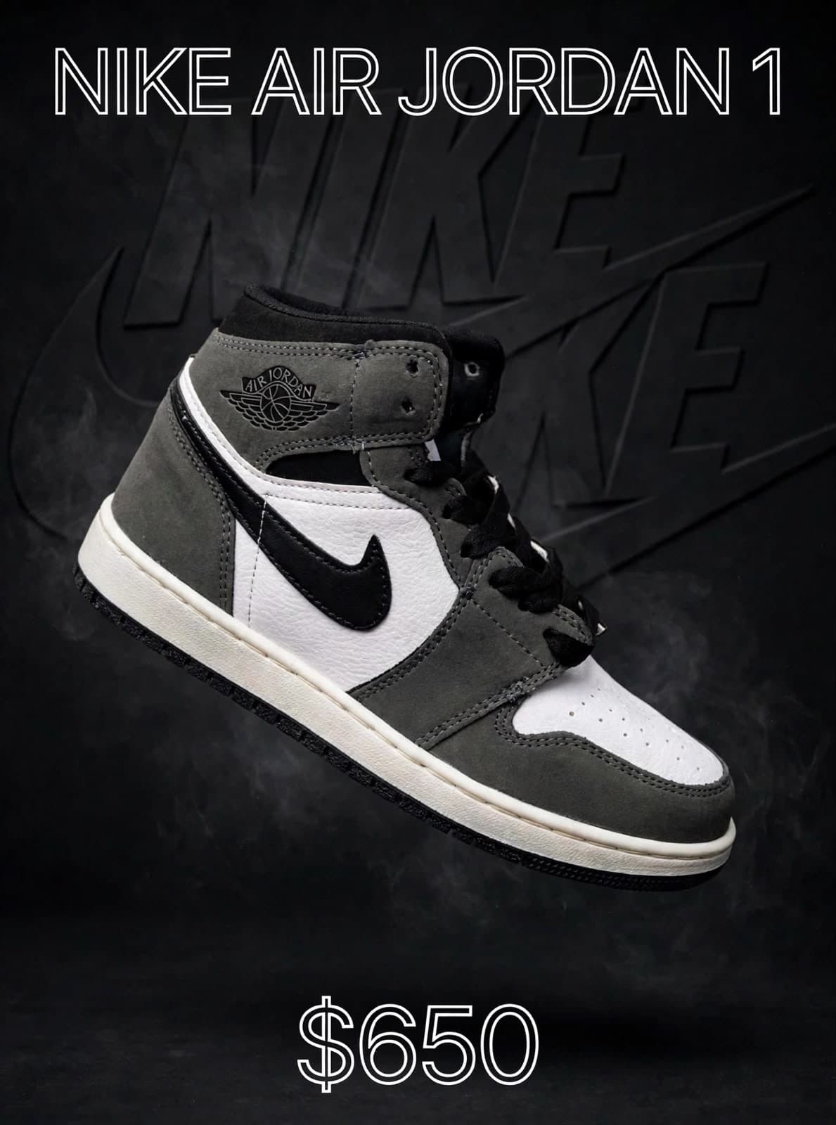 Nike Air Jordan 1 Retro High OG "Washed Black"